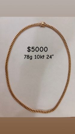 Cuban Link chain 10kt