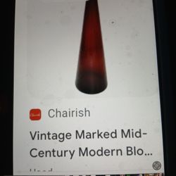 Mid Century Genie Bottle No Top