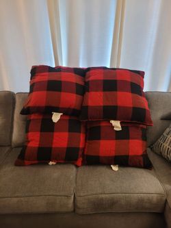 Threshold Jumbo Plaid Pillows!!!I