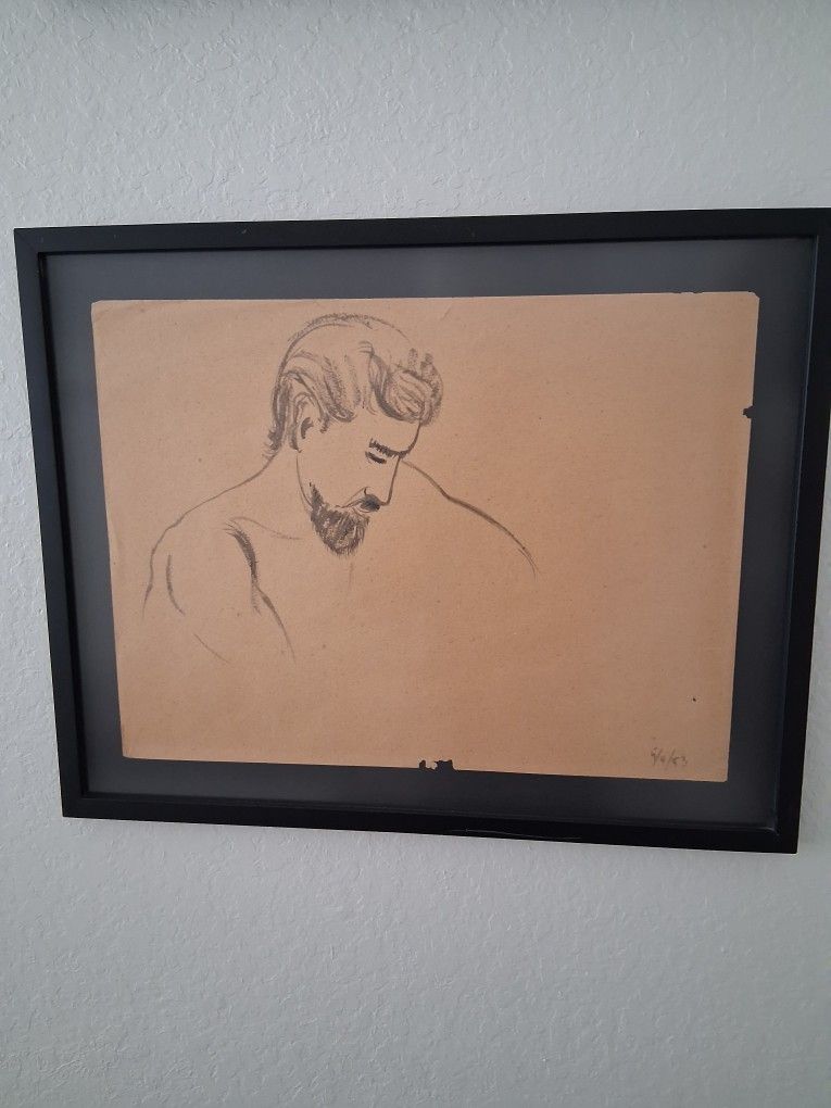 Framed Vintage Sketch
