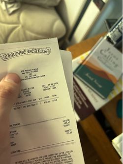 Chrome receipt