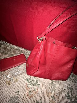 Coach Handbag+Wallet Set