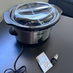 Parini Dual Compartment 32 oz Slow Cooker (without box)