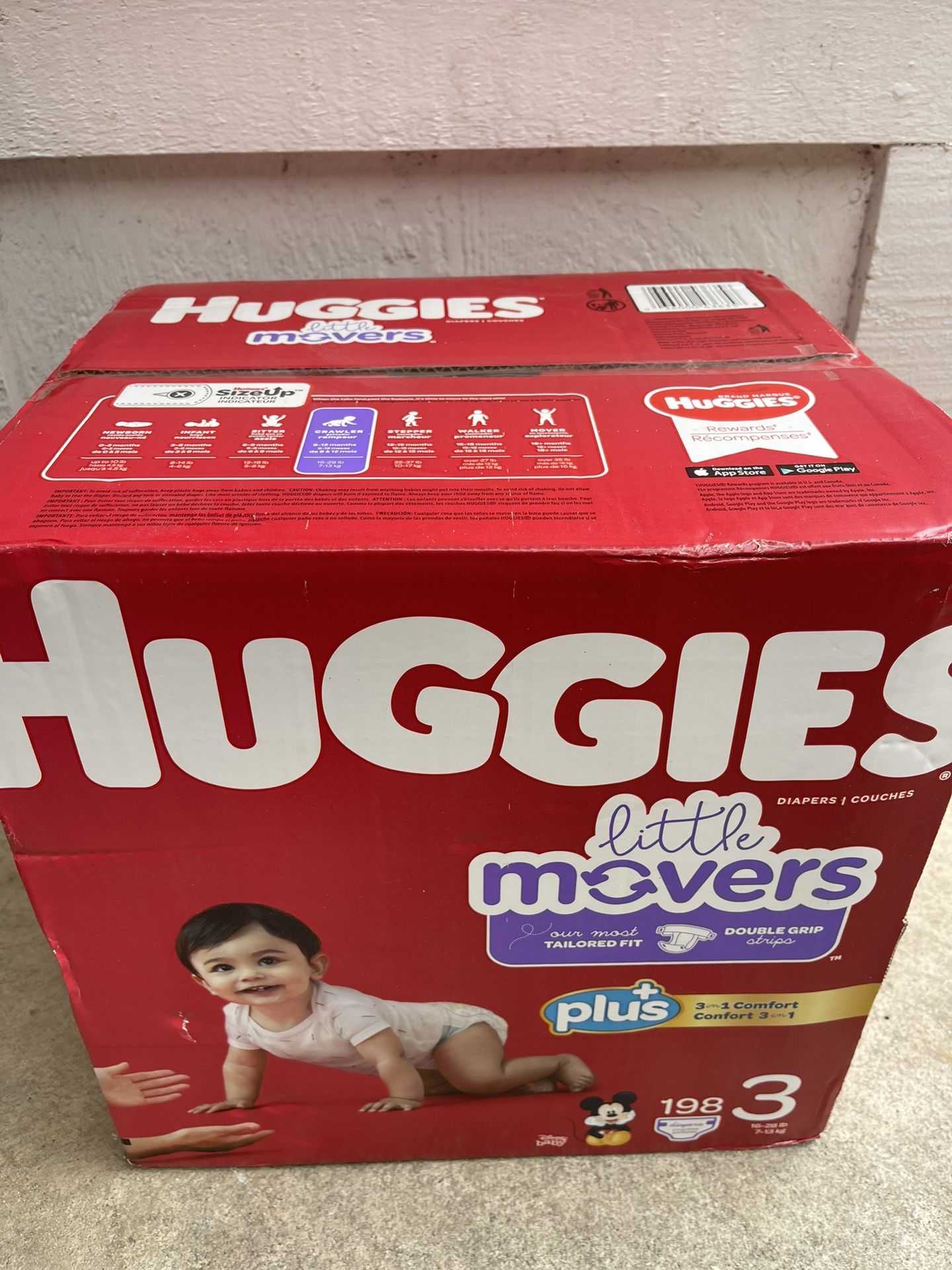 diapers $55