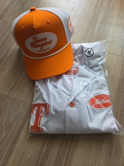 Texas Rangers whataburger night shirt and hat bundle