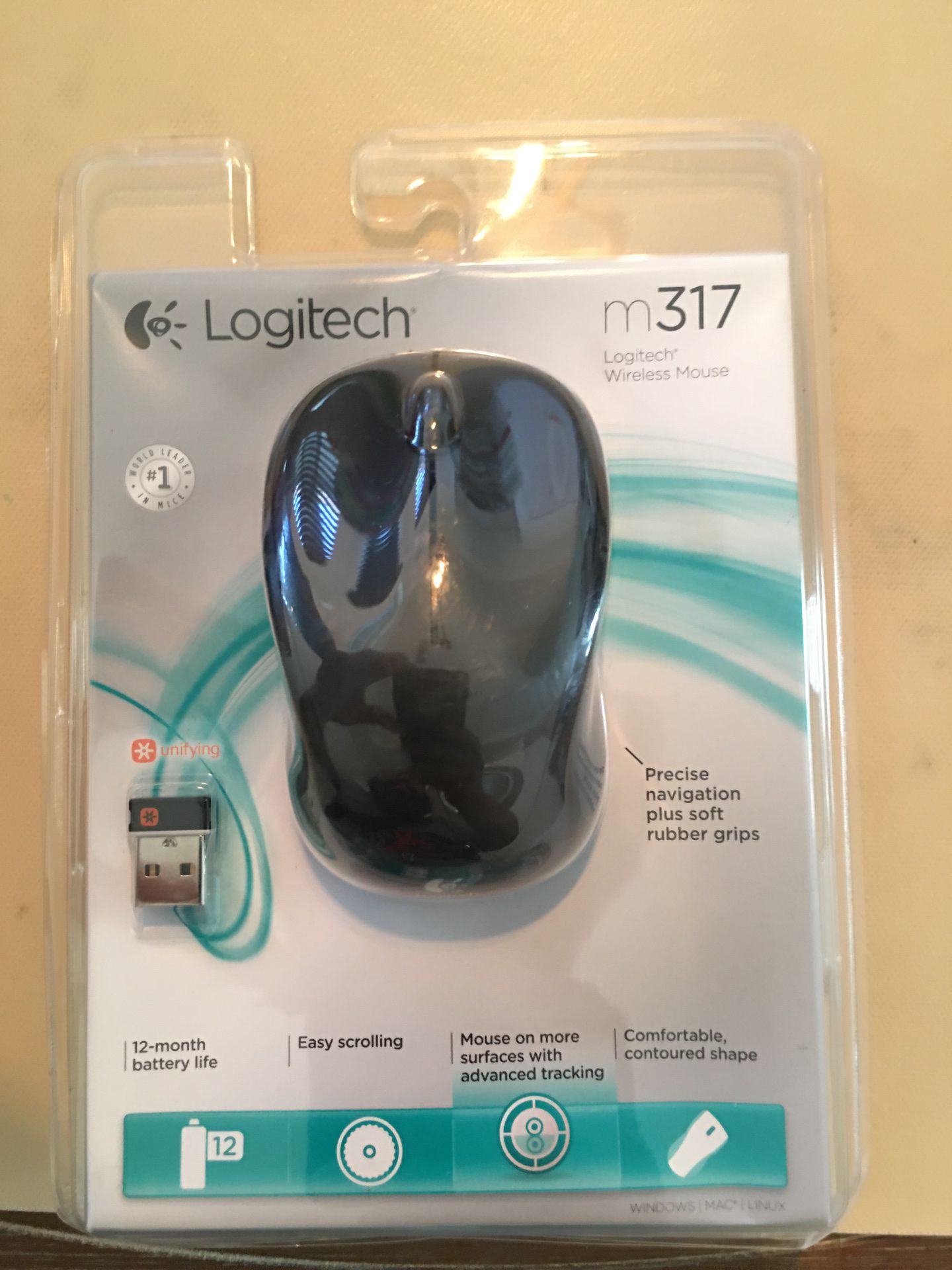 New Logitech m 317 wireless mouse