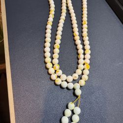 Beeswax Amber Necklace 