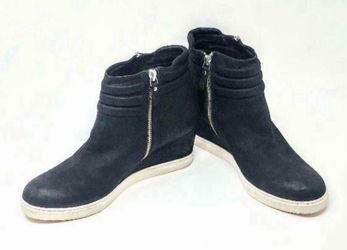 Platform Wedge Sneakers Ankle Boots Women's Size 10 M
