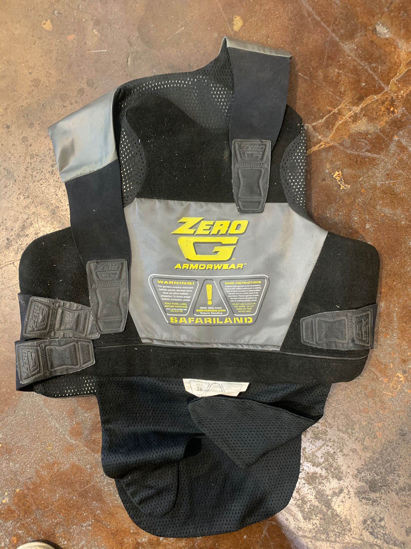 Zero G Armorwear Safairland Protective Wear 