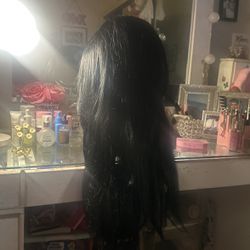 Long Black Wig
