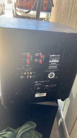 Inside speakers Polk audio brand black