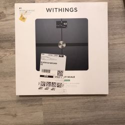  Withings Body Smart Advanced Body Composition Wi-Fi Smart Scale Sealed Inside.