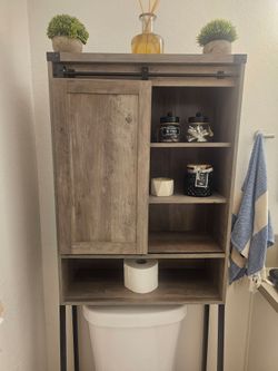 Farmhouse Bathroom Storage