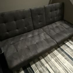 Dark gray Modern Futon/Couch Bed 