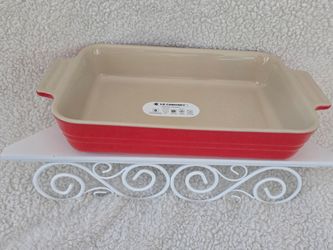 NEW LE CREUSET Cerise red 10X7X2
