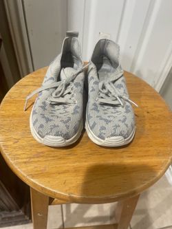 Gray Patterned Sneakers