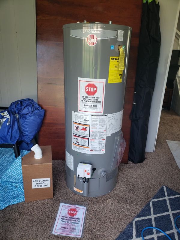 Brand new Rheem 50 gallon water heater for Sale in Lombard, IL OfferUp