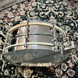 1929 Ludwig Super Sensitive Nickel Over Brass 5x14 Snare Drum 