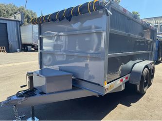 8 x 12 x 4. Dump trailer