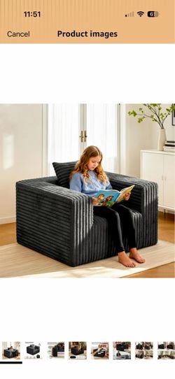 Youzi Folding Sofa Bed, Foldable Mattress for Bedroom and Living Room, 6 Inches Single Four-fold Floor Sofas for Guests, Sofa Bed Chair Floor Mattress