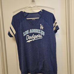 Dodgers Lady's  Tee Shirt. Large Size. 