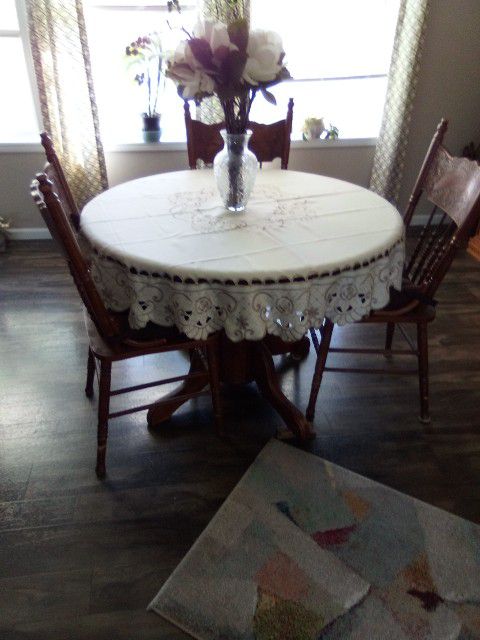 Antique Table & Chairs