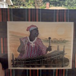 Africa Style Music Culture Artwork Decor 