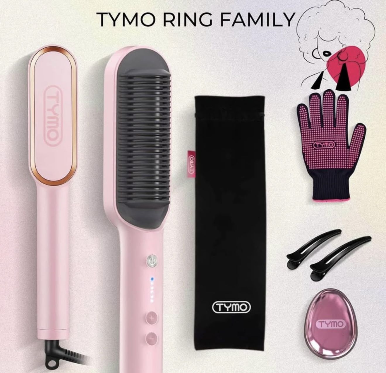 Hair Straightening Brush