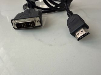 1.	DVI to HDMI 5ft cable  2. DisplayPort DP Male to DVI Female Adapter Cable Converter. 3 DVI-I Splitter DVI-D to VGA Adapter