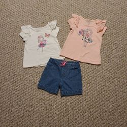 2 Shirts  (1 Pr. Shorts-  Sold)