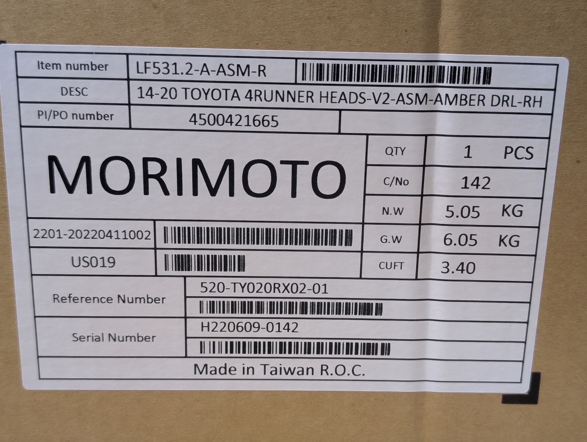 Marimoto Headlights