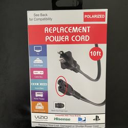 Replacement power cord