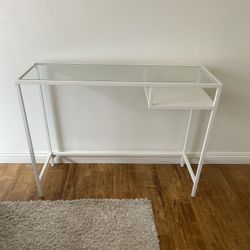 IKEA Vittsjo Laptop Table, White/glass