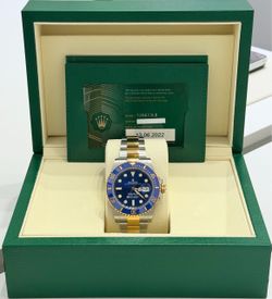Rolex Submariner Date 126613LB Two-Tone Watch W/Card
