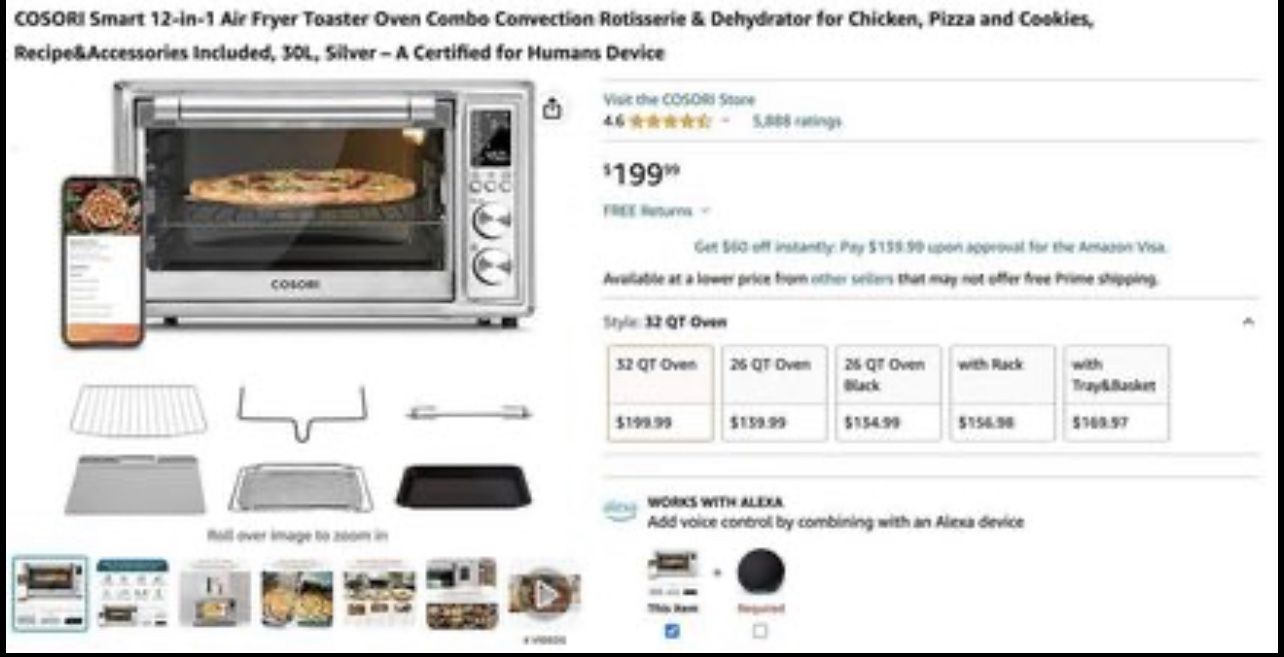 Brand Nee Air Fryer Oven