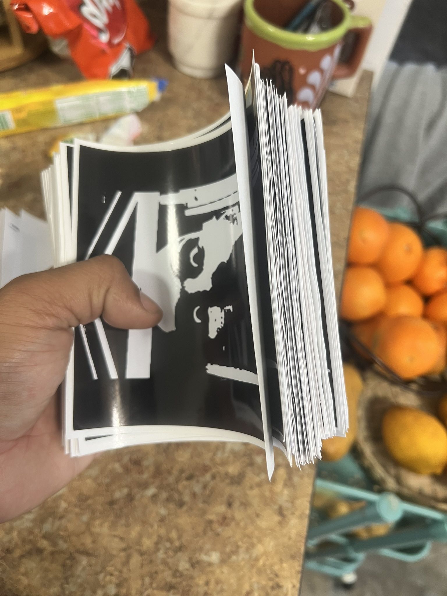 100 Pack Of 5”x5” Custom Square Stickers