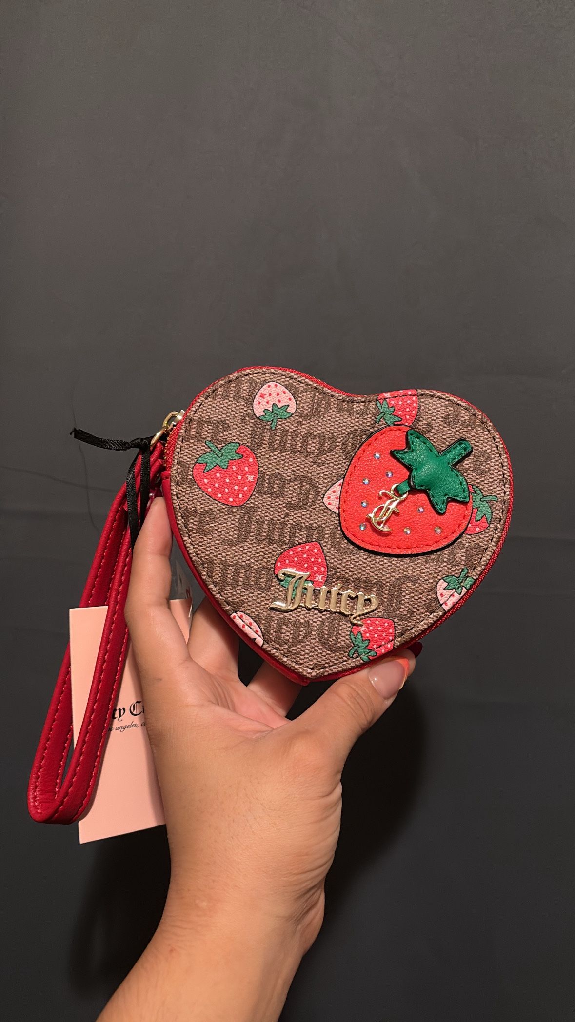 Juicy Couture Starwberry Wristlet