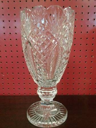 Waterford Tall Crystal Vase