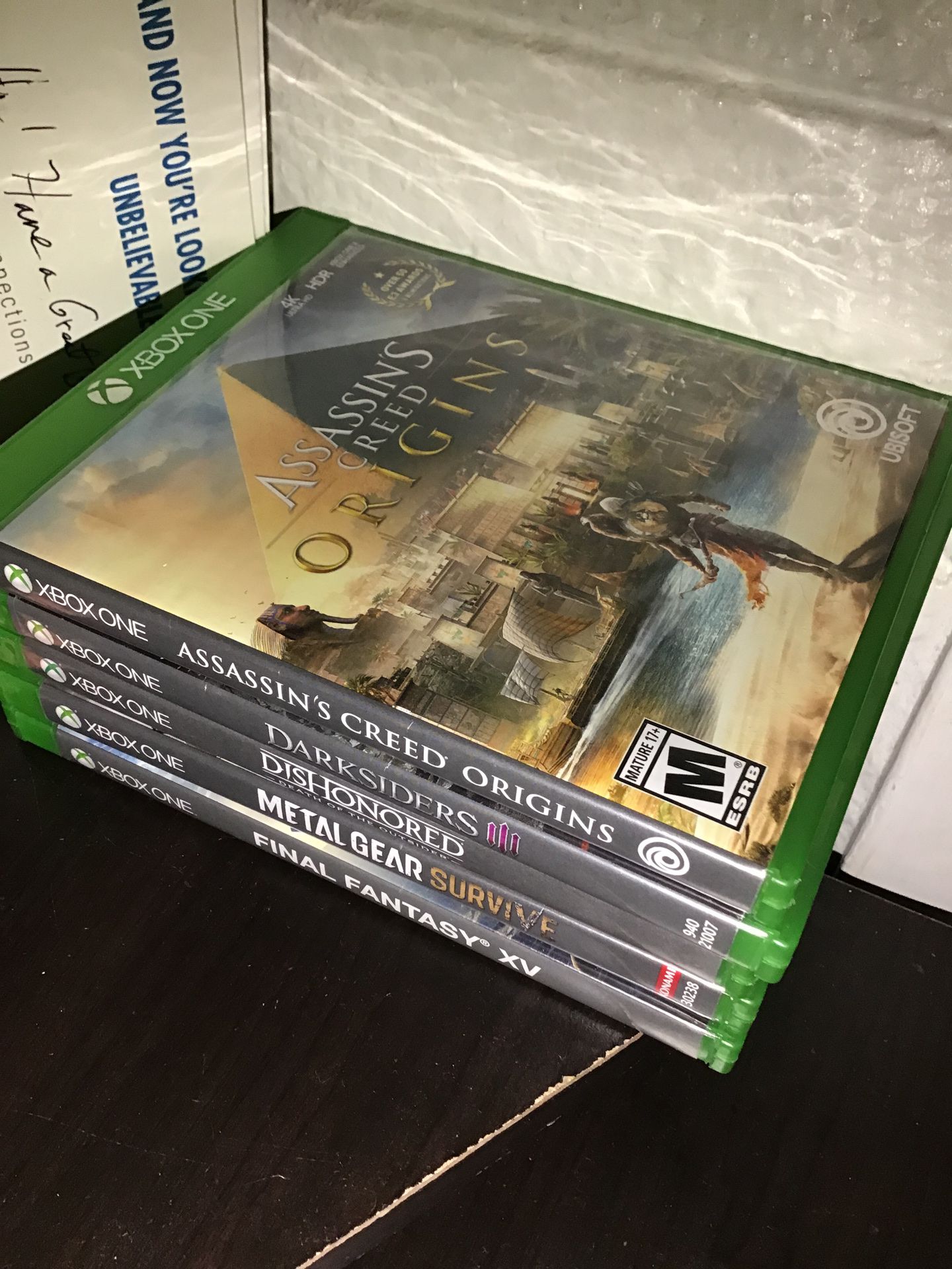 5 Xbox one games for $25