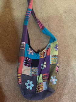 patchwork boho hippie bag