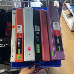 Binders And Folder $1 Ea
