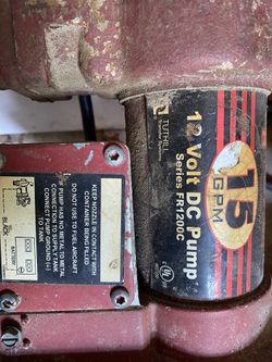 Fill-rite 15 GPM 12 V DC Pump Series FR1200C