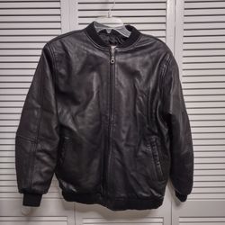 Genuine Leather Jacket -black