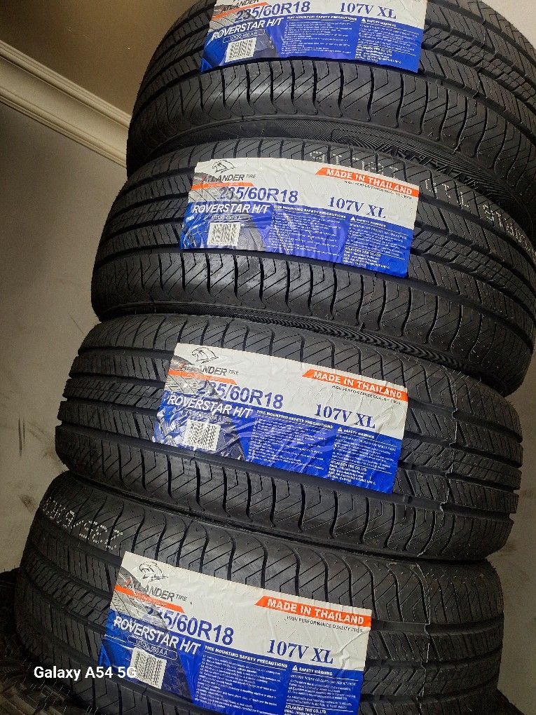 235/60//18/  $450  ATLANDER NEW FOUR TIRES