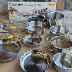 Cuisinart Professional Triply 13 Piece Stainless Steel Cookware Set