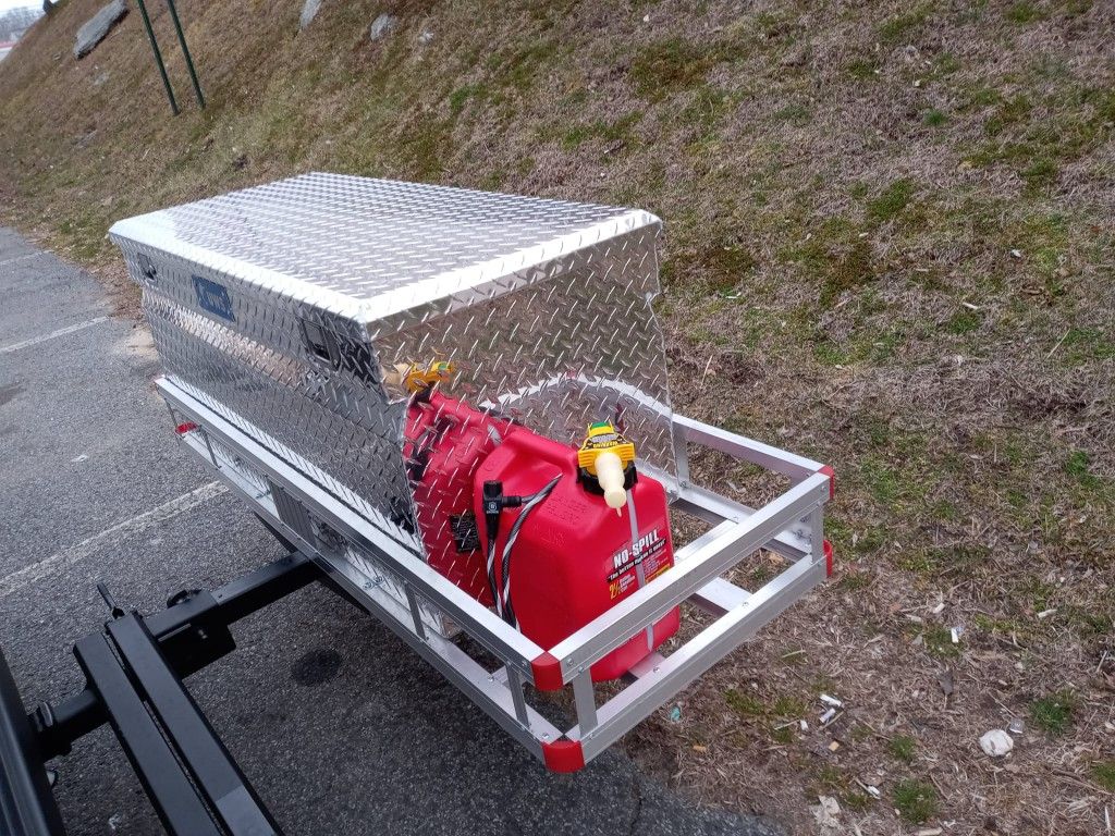 2" Hitch Carrier With Aluminum Tool Box