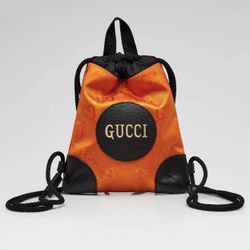 GG Orange Nylon Off The Grid Backpack