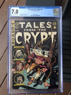 Takes From The Crypt #44 (1954) CGC 7.0 — O/w To White; Davis Guillotine Cover