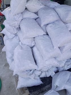 Marble White Woven Polypropylene Sandbags