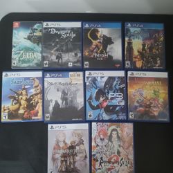 PS5 SWITCH AND PS4 GAMES FOR SALE!!! CHECK DESCRIPTION FOR PRICES!